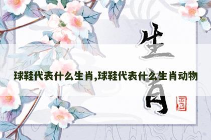 球鞋代表什么生肖,球鞋代表什么生肖动物